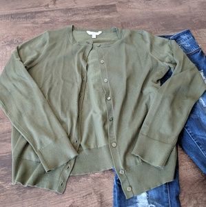 Olive cardigan